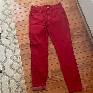 NWOT Maurices High-Rise Cherry Red Pants